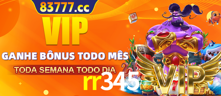Banner promocional do rr345 oferecendo 100% de recompensas adicionais contínuas para quem fizer o login diário (Daily sign-in), com um mascote de coelho.