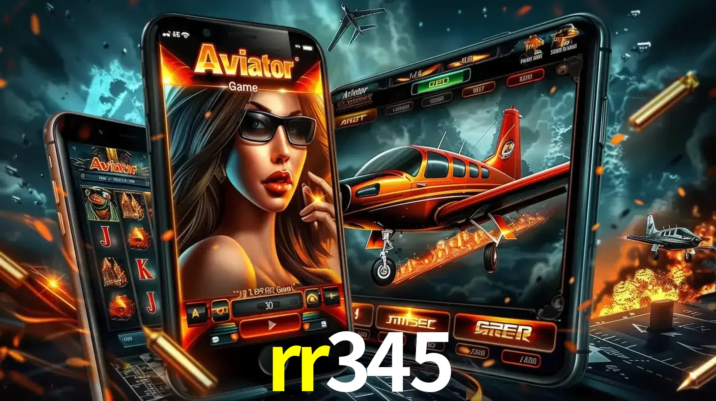 O popular jogo de apostas Aviator exibido em vários celulares e tablets, mostrando a interface emocionante e a ação de voo disponíveis para jogar agora no rr345.