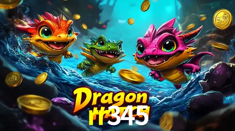 Arte promocional do jogo Dragon Hatch com três adoráveis dragões bebês nadando entre moedas de ouro, um dos slots mais divertidos para jogar no cassino rr345.