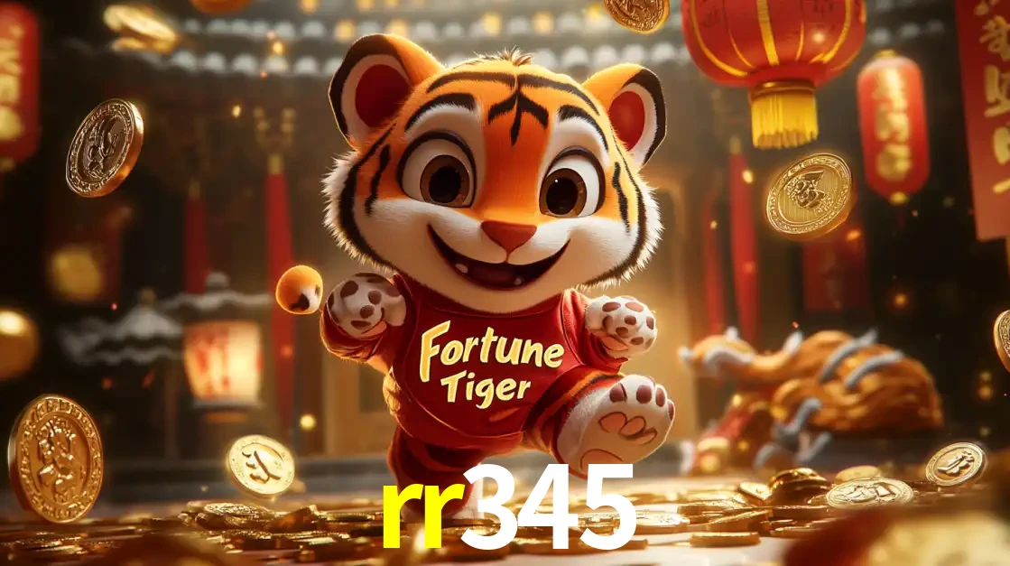 O alegre personagem do Fortune Tiger correndo sobre um caminho de moedas de ouro, simbolizando os grandes prêmios e a diversão do popular jogo de slot do rr345.